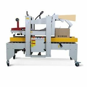 Double column flaps folding carton sealer