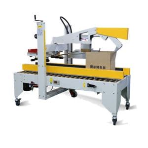 Semi-auto flaps folding carton sealer
