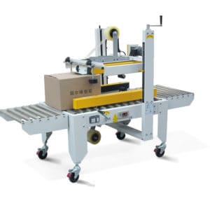 Four direction belt driven carton sealer